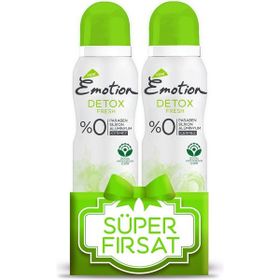 Emotion Detox Fresh 2x150 ml Kadın Deodorant