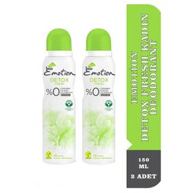Emotion Detox Fresh 2x150 ml Kadın Deodorant