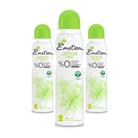 Emotion Detox Fresh 3x150 ML Kadın Deodorant