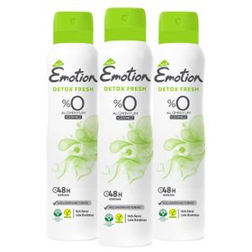 Emotion Detox Fresh 3x150 ML Kadın Deodorant