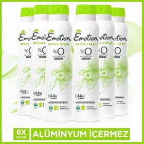 Emotion Detox Fresh 6x150 ML Kadın Deodorant