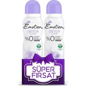 Emotion Floral Detox 2x150 ML Kadın Deodorant