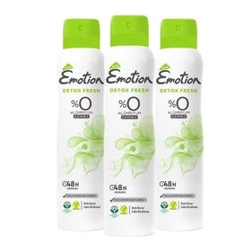 Emotion Fresh 3x150 ml Kadın Sprey Deodorant