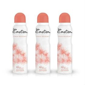 Emotion Fresh Bouquet 3x150 ml Kadın Deodorant