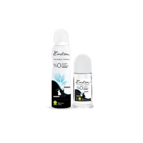 Emotion Invisible Fresh 150 ml Kadın Deodorant + Invisible Fresh 50 ml Kadın Roll-On