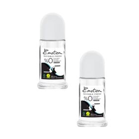 Emotion Invisible Fresh 2x50 ml Roll-On