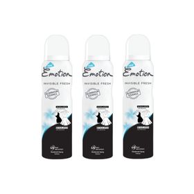 Emotion Invisible Fresh 3x150 ML Kadın Deodorant