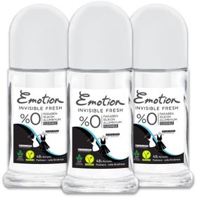 Emotion Invisible Fresh 3x50 ml Roll-On Kadın Deodorant