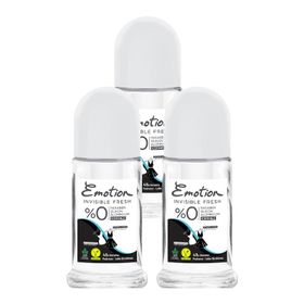 Emotion Invisible Fresh 3x50 ml Roll-On Kadın Deodorant