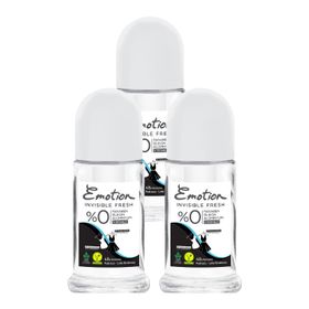 Emotion Invisible Fresh 3x50 ml Roll-On Kadın Deodorant