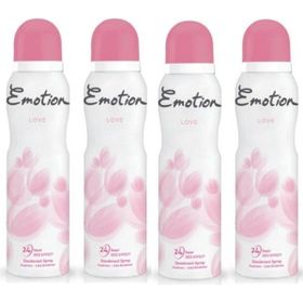 Emotion Love 4x150 ml Kadın Deodorant