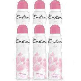 Emotion Love 6x150 ml Kadın Deodorant