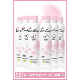Emotion Love 6x150 ml Kadın Deodorant
