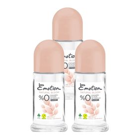 Emotion Natural Bloom 3x50 ml Kadın Roll-On Deodorant