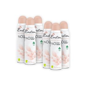 Emotion Natural Bloom Kadın 6x150 ml Deodorant Sprey
