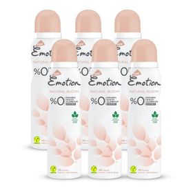 Emotion Natural Bloom Kadın 6x150 ml Deodorant Sprey