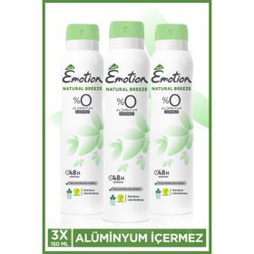 Emotion Natural Breeze 3x150 ml Deodorant