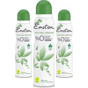 Emotion Natural Breeze 3x150 ml Deodorant