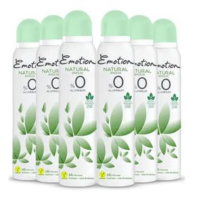 Emotion Natural Breeze 6x200 ml Kadın Sprey Deodorant