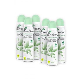 Emotion Natural Breeze Kadın 6x150 ml Deodorant Sprey