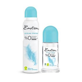 Emotion Ocean Fresh 150 ml Kadın Deodorant + Ocean Fresh 50 ml Kadın Roll-On