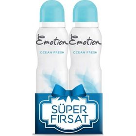 Emotion Ocean Fresh 2x150 ml Sprey Deodorant
