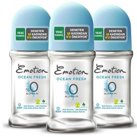 Emotion Ocean Fresh 3x50 ml Kadın Roll-On Deodorant