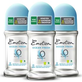 Emotion Ocean Fresh 3x50 ml Kadın Roll-On