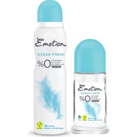Emotion Ocean Fresh 50 ml Roll-On + Ocean Fresh 150 ml Sprey Deodorant