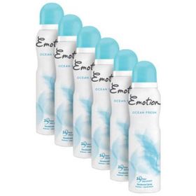 Emotion Ocean Fresh 6 Adet x 150 ml Kadın Sprey Deodorant