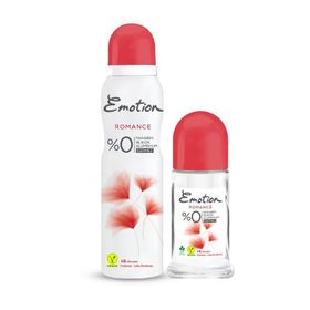 Emotion Romance 150 ml Kadın Deodorant + Romance 50 ml Kadın Roll-On
