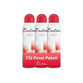 Emotion Romance 3x150 ML Kadın Deodorant