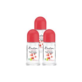 Emotion Romance 3x50 ml Kadın Roll-On