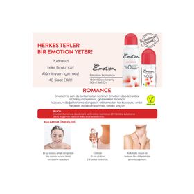 Emotion Romance 4x150 ml Kadın Deodorant