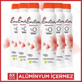 Emotion Romance 6x150 ml Kadın Deodorant