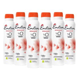 Emotion Romance 6x150 ml Kadın Deodorant