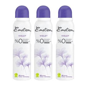 Emotion Violet 150 ML x 3 Kadın Deodorant