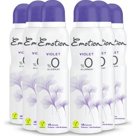 Emotion Violet 150 ML x 6 Adet Kadın Sprey Deodorant