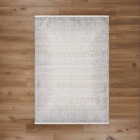 Empera London Ribbon Gri 120x180 cm Tozumaz Antialerjik Halı