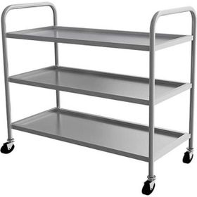 Empero EMP.2.SV.03 3 Katlı 55x86x90 cm Krom Servis Arabası