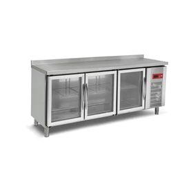 Empero EMP.200.70.03 3 Cam Kapılı Fanlı Soğutma 200x70x85 cm Tezgah Tipi Buzdolabı