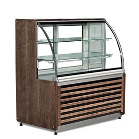 Empero EMP.BC.130.N-A Nötr 130x75x125 cm Açık Eskitme Venüs Pasta Vitrini