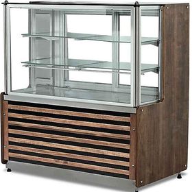 Empero EMP.BC.130.N-A Nötr 130x75x125 cm Açık Eskitme Venüs Pasta Vitrini