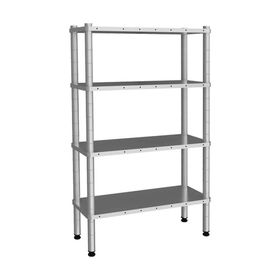 Empero EMP.D.3.61107-18-4 61x107x180 cm İnox 304 4 Katlı Düz Raflar