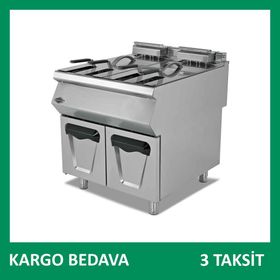 Empero EMP.PLS.7FG020 16+16 lt 80x73x85 cm LPG'li Gazlı Fritöz Dolaplı