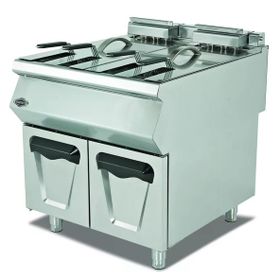 Empero EMP.PLS.7FG020 16+16 lt 80x73x85 cm LPG'li Gazlı Fritöz Dolaplı