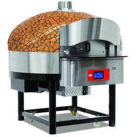 Empero Emp.Spo.02-D-Gb-Lpg Dijital Gazlı Döner Taban 9 Pizza Kapasiteli Altın Siyah Lpgli Pizza Fırını