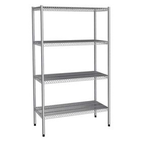 Empero EMP.T.2.53183-18-4-4 Katlı İnox 201-183x53x180 cm Tel Raf
