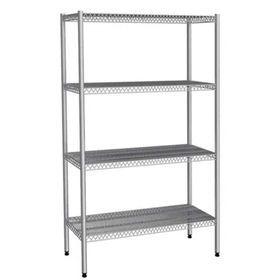 Empero EMP.T.2.61122-18-4-4 Katlı İnox 201-122x61x180 cm Tel Raf