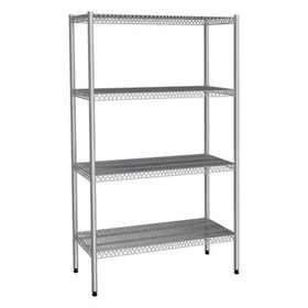 Empero EMP.T.3.5376-18-4 4 Katlı Inox 304-76X53X180 cm Tel Raf